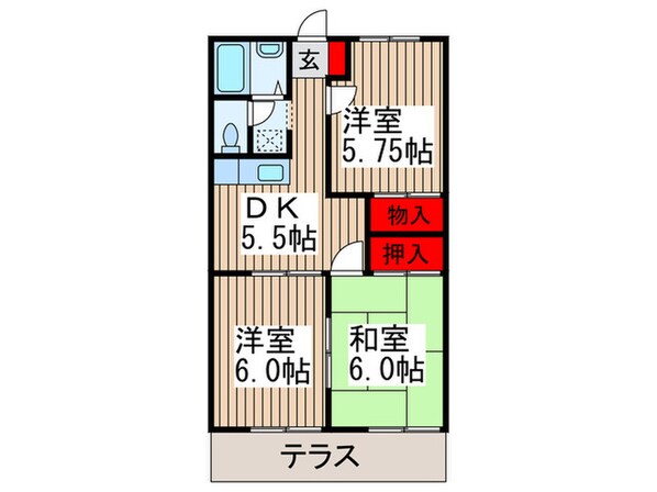 グランハイムコアの物件間取画像